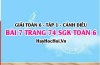 Giải bài 7 trang 74 Toán 6 Tập 1 SGK Cánh Diều